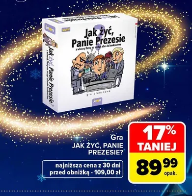 Gra Jak żyć, Panie Prezesie? promocja w Carrefour