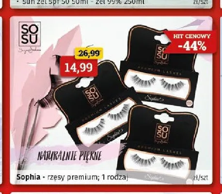 Rzęsy premium Sophia promocja w Drogeria Kosmyk