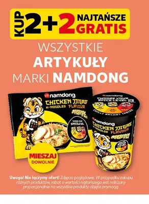 Zupa błyskawiczna Chicken Jjigae Namdong promocja w Kaufland