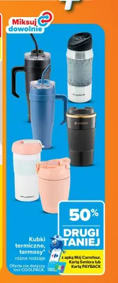 Kubki termiczne i termosy promocja w Carrefour
