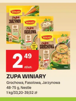 Zupa grochowa Winiary promocja w Chorten