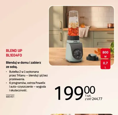 Blender Blend Up BL1E04F0 Tefal promocja w Selgros