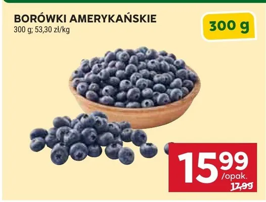 Borówki amerykańskie promocja w Stokrotka