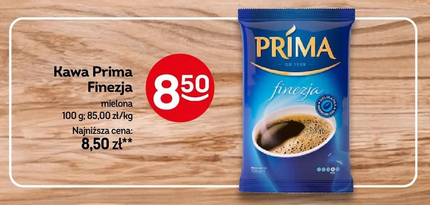 Kawa mielona Prima Finezja promocja w Żabka