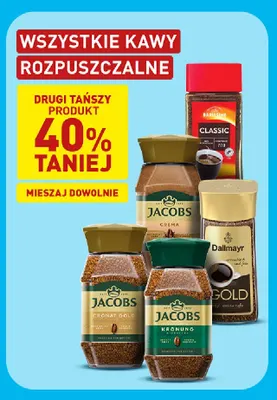 Kawa rozpuszczalna Jacobs Cronat Gold promocja w Aldi
