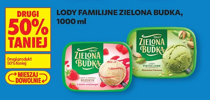 Lody familijne DRUGIE -50% promocja w Biedronka