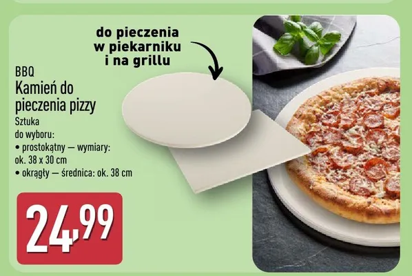 Kamień do pieczenia pizzy promocja w Aldi