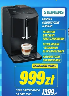 Ekspres automatyczny Siemens TF301E09 promocja w RTV EURO AGD