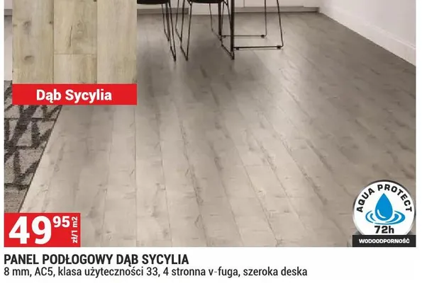 Panel podłogowy Dąb Sycylia promocja w Merkury Market
