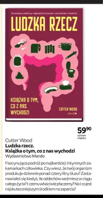 Książka Cutter Wood Ludzka rzecz. Książka o tym, co z nas wychodzi Mando promocja w Empik