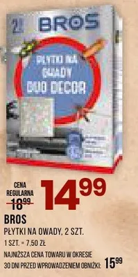 Płytki na owady promocja w Drogerie Natura