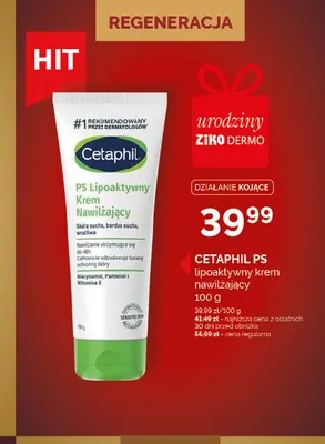 PS lipoaktywny krem nawilżający Cetaphil promocja w Ziko Dermo