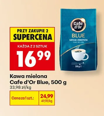 Kawa mielona Cafe d'Or Blue promocja w Biedronka