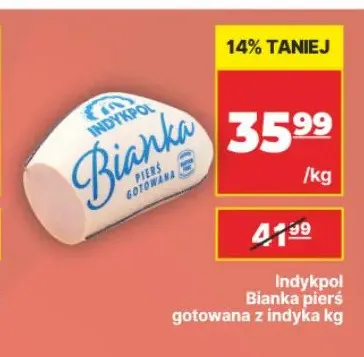 Pierś gotowana z indyka Bianka Indykpol promocja w API Market