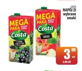 Napój Costa jabłko promocja w Tomi Markt