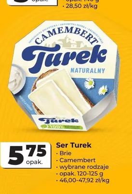 Ser Brie Turek promocja w Odido