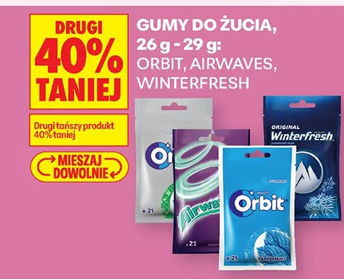 Guma do żucia promocja w Biedronka
