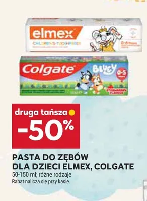 Pasta do zębów dla dzieci Elmex promocja w Stokrotka