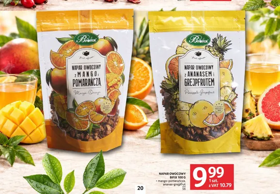Napar owocowy Bifix ananas-grejpfrut promocja w Selgros