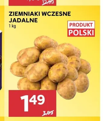 Ziemniaki wczesne jadalne promocja w Stokrotka