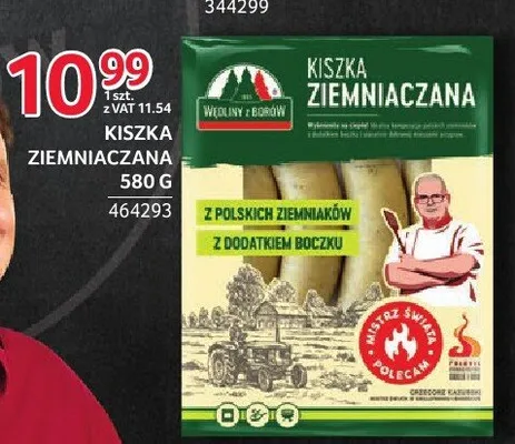 Kiszka ziemniaczana Wędliny z Borów promocja w Selgros