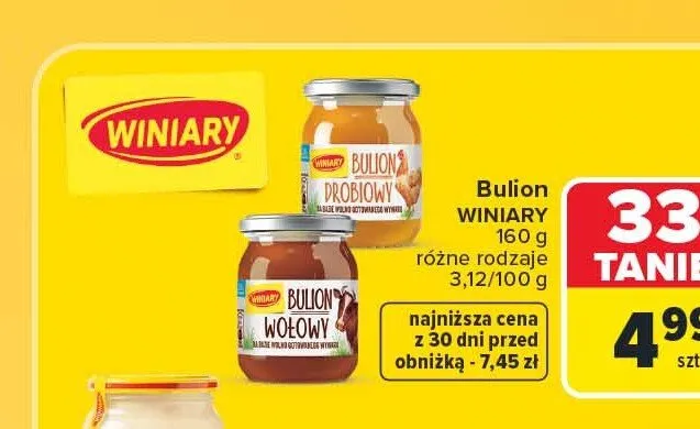 Bulion drobiowy Winiary promocja w Carrefour