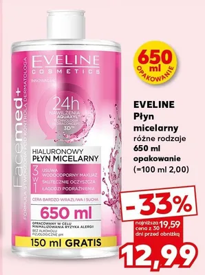 Płyn micelarny różne rodzaje 650ml promocja w Kaufland