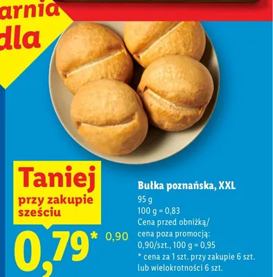 Bułka poznańska XXL promocja w Lidl