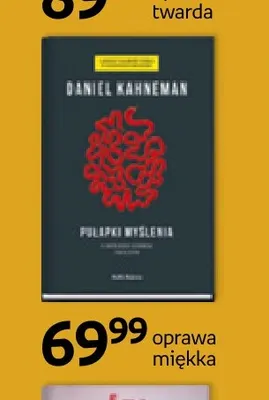 Książka Pułapki myślenia Daniel Kahneman oprawa miękka promocja w Empik