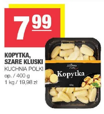 Kopytka Kuchnia Polki promocja w SPAR