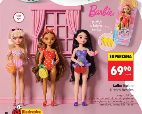 Lalka Barbie Dream Besties promocja w Biedronka