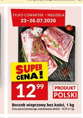 Boczek wieprzowy bez kości promocja w Twój Market