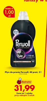 Płyn do prania Perwoll 40 prań promocja w Biedronka