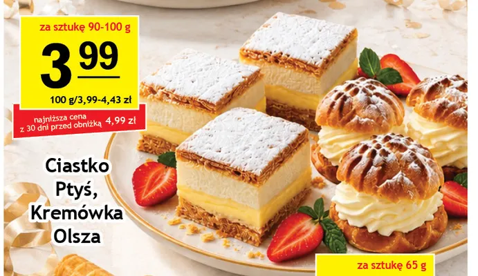 Ciastko ptyś Olsza promocja w Gram Market