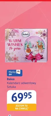 Kalendarz adwentowy Balea promocja w Drogerie DM