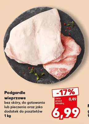 Podgardle wieprzowe bez skóry promocja w Kaufland