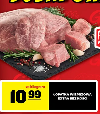 Łopatka wieprzowa extra bez kości promocja w Gram Market