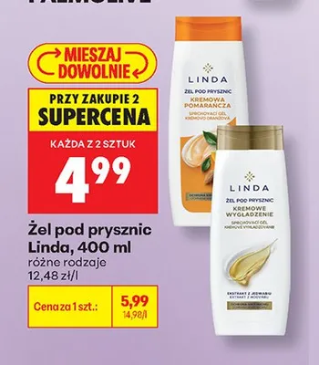 Żel pod prysznic Linda Jedwab promocja w Biedronka