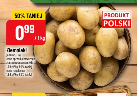 Ziemniaki vineta promocja w POLOmarket