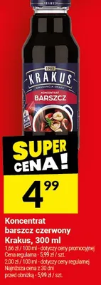 Koncentrat barszcz czerwony promocja w Twój Market