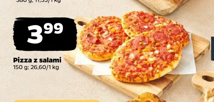 Pizza z salami promocja w Netto