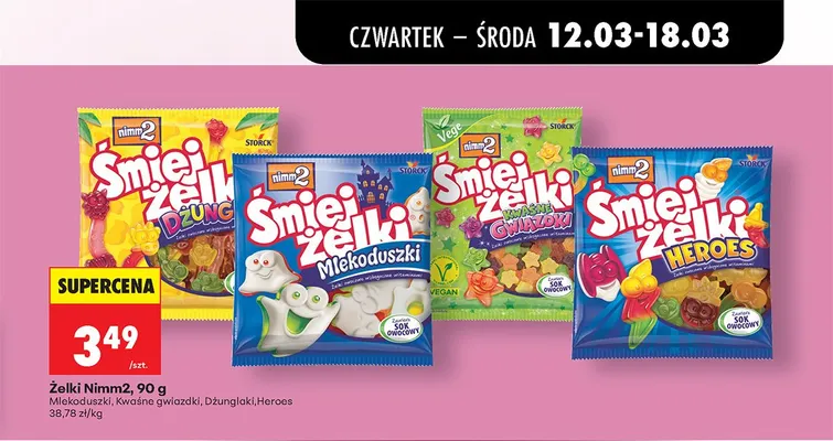 Żelki Miękoduszki promocja w Biedronka