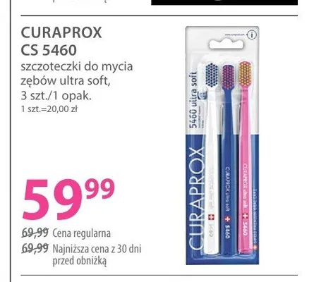 Szczoteczki do mycia zębów Curaprox CS 5460 promocja w Hebe