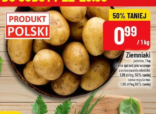 Ziemniaki jadalne polskie promocja w POLOmarket