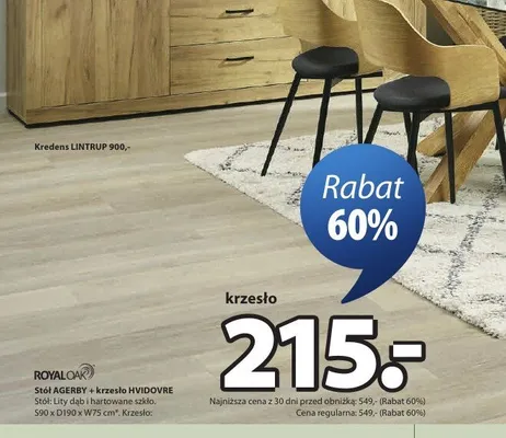 Krzesło HVIDOVRE promocja w Jysk