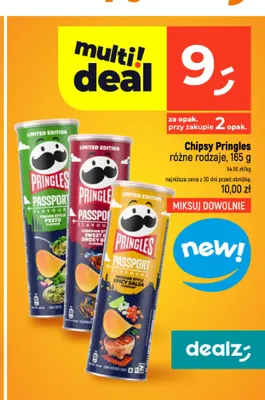Chipsy Pringles Passport Italian Style Pesto promocja w Dealz