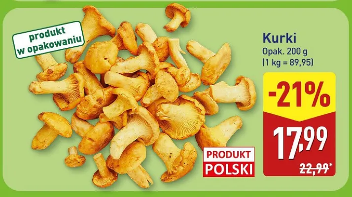 Kurki polskie promocja w Aldi