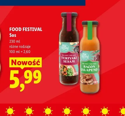 Sos Teriyaki Sesam Food Festival promocja w Lidl