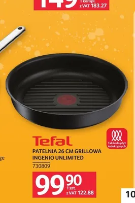 Patelnia grillowa Tefal Ingenio Unlimited 26 cm promocja w Selgros