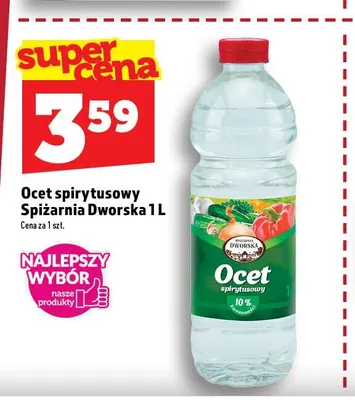 Ocet spirytusowy Spiżarnia Dworska promocja w TOPAZ